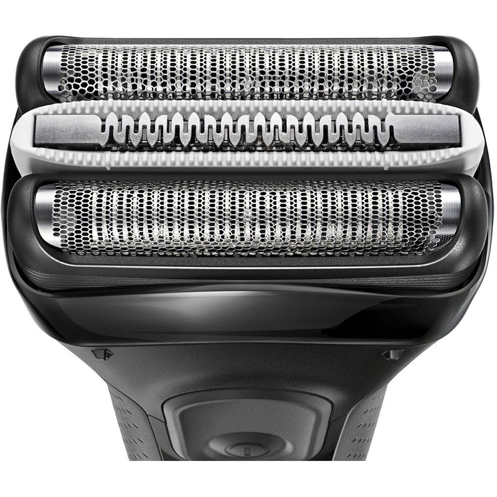 Aparat de ras BRAUN Series 3 3000s, acumulator, autonomie 45 min, MicroComb, negru