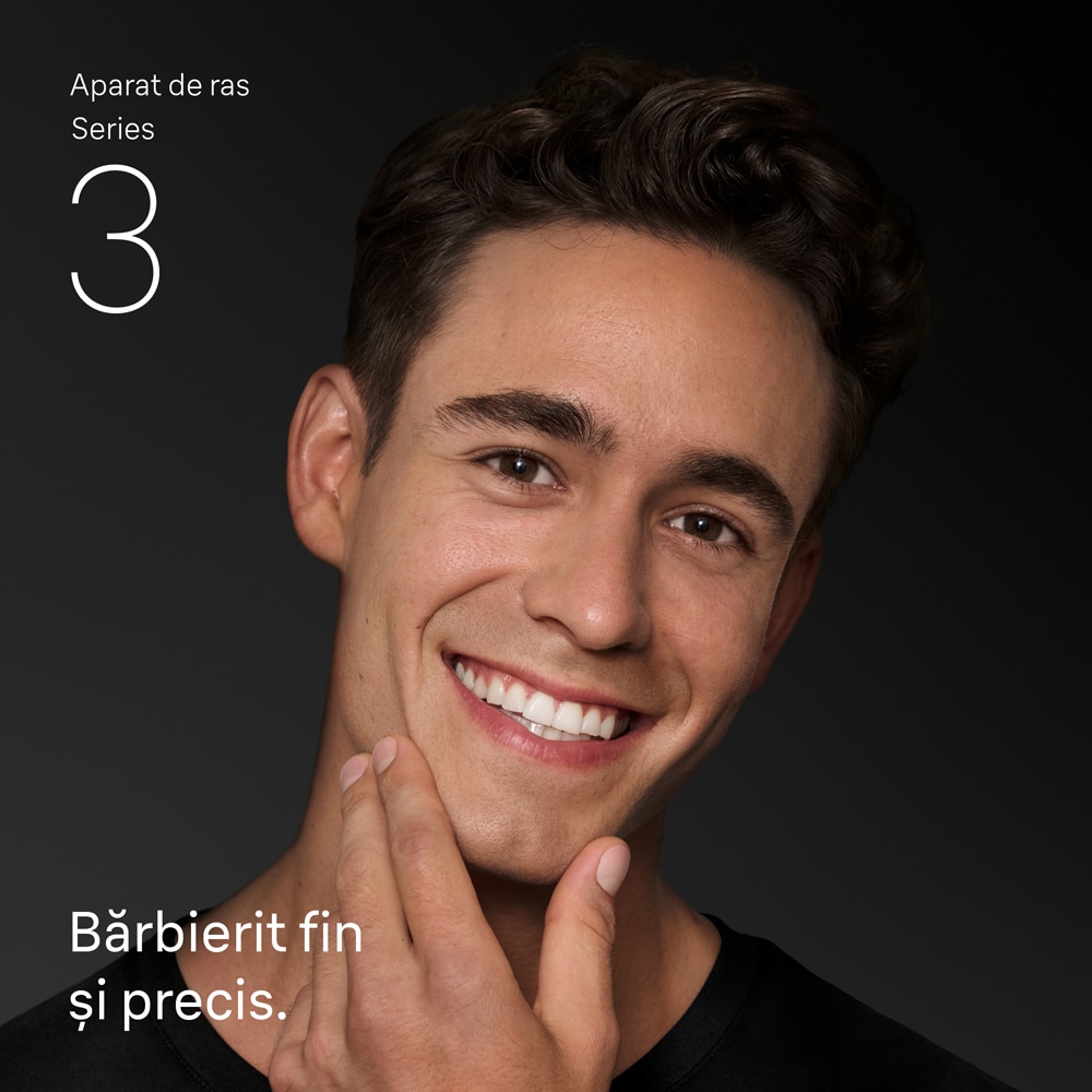 Aparat de ras BRAUN 300BT, acumulator, autonomie 30 min, negru-verde