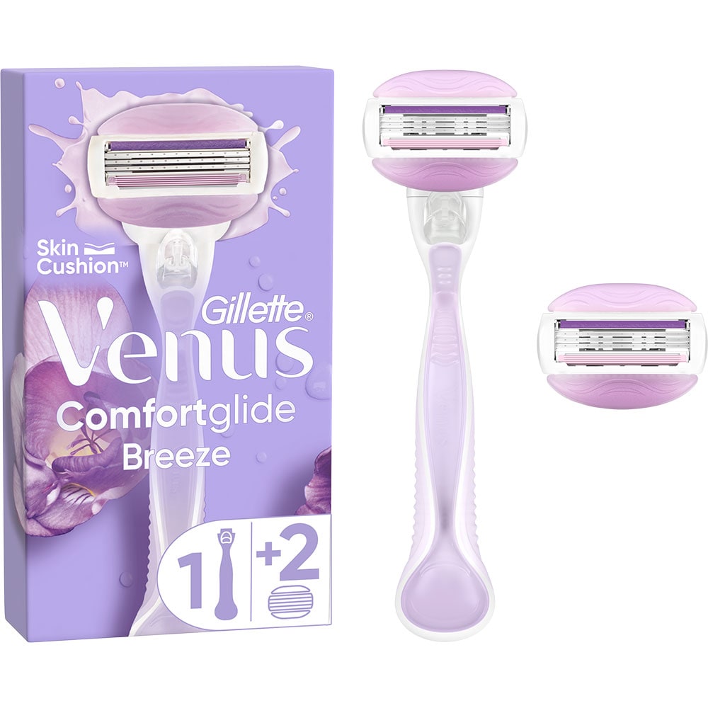 Aparat de ras GILLETTE Venus Breeze, Femei, 2 rezerve