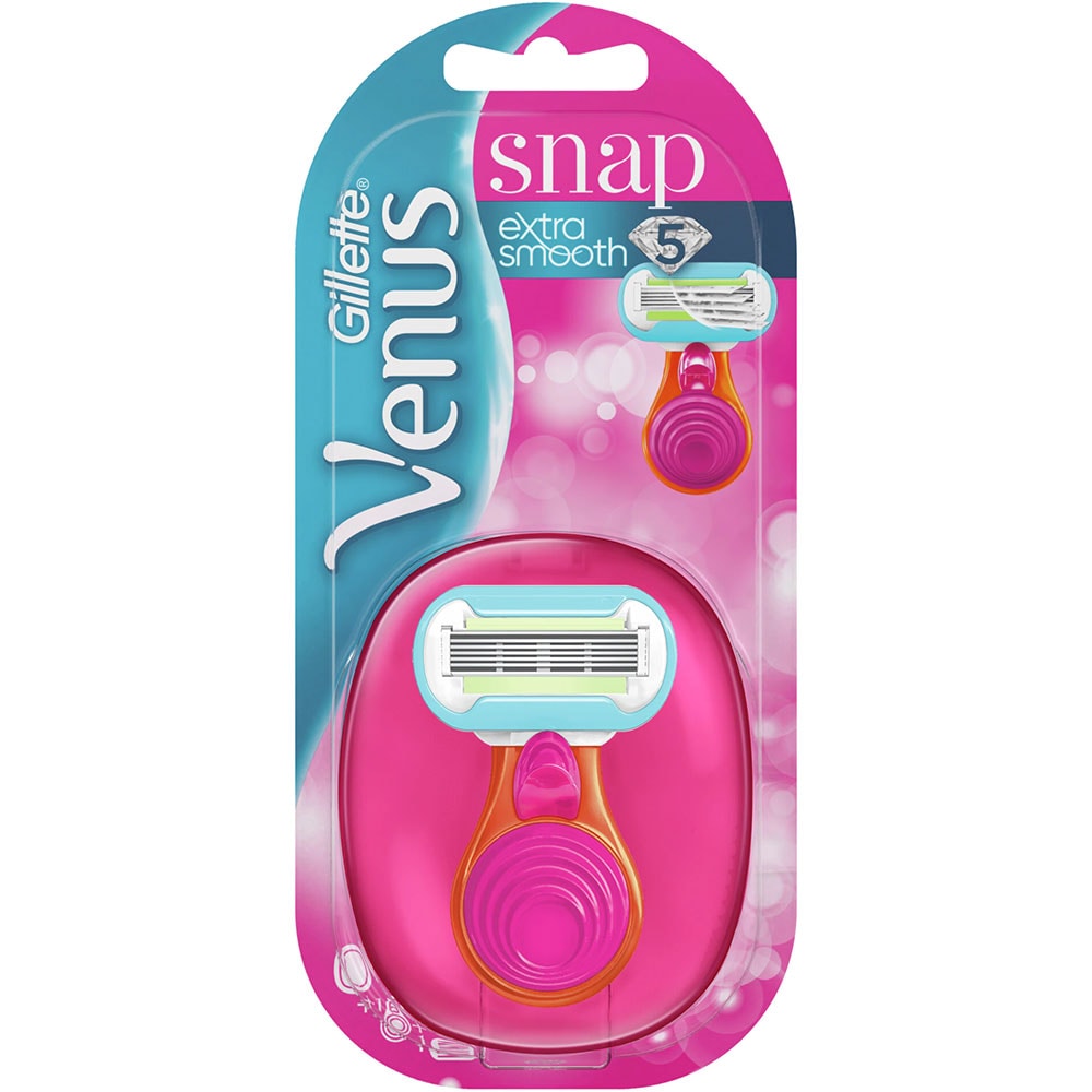 Aparat de ras de unica folosinta GILLETTE Venus Embrace Snap, Femei, roz