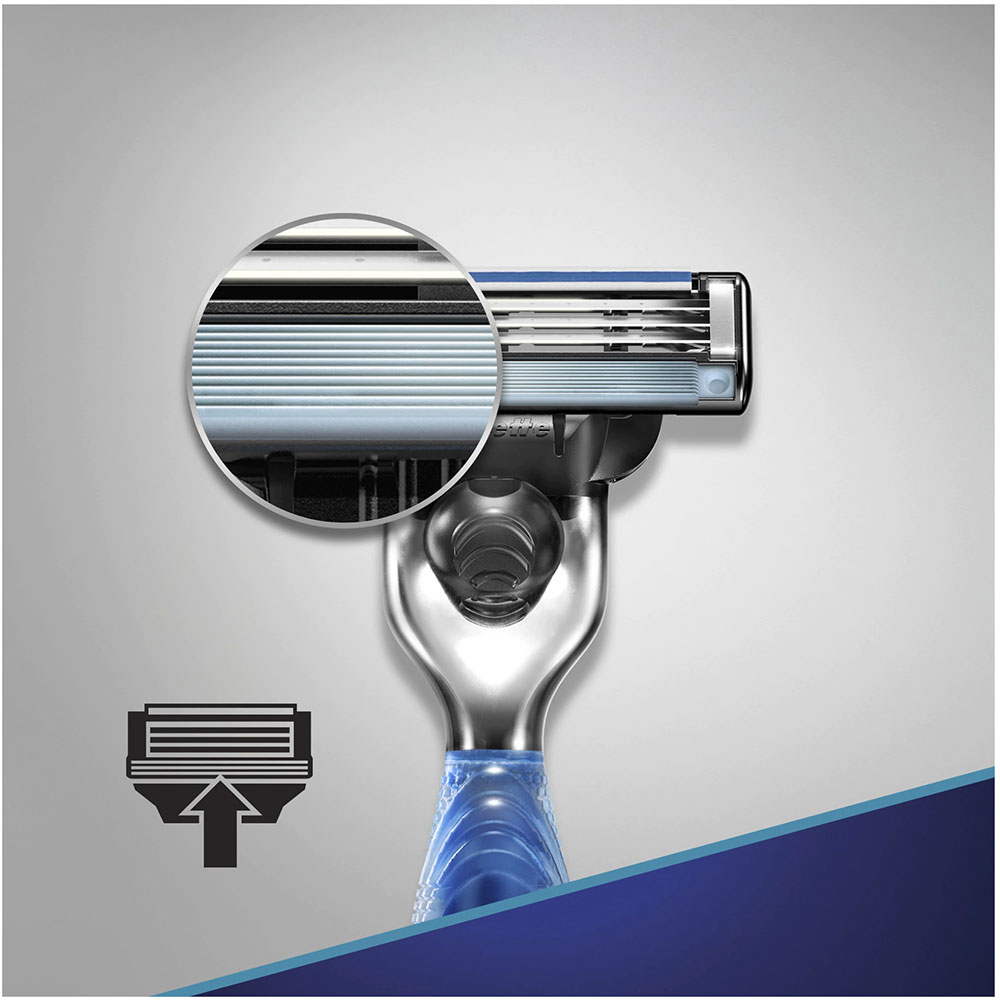 Aparat de ras GILLETTE Mach 3 Start, 2 rezerve