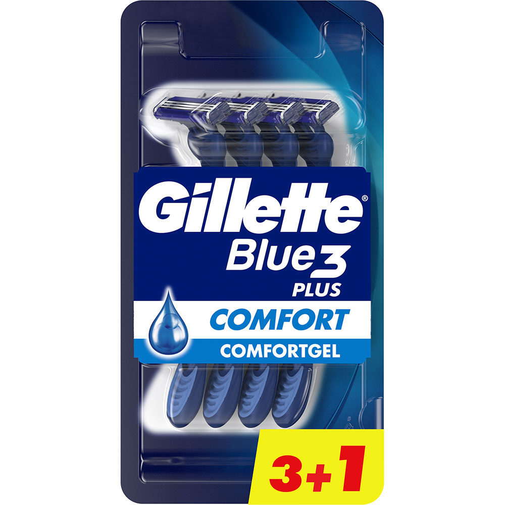 Aparat de ras de unica folosinta GILLETTE Blue 3, 4 Bucati