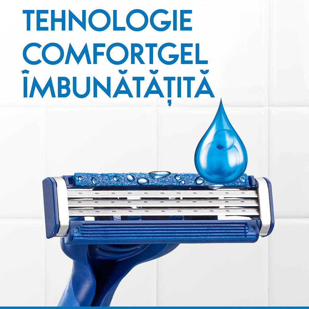 Aparat de ras de unica folosinta GILLETTE Blue 3, 4 Bucati