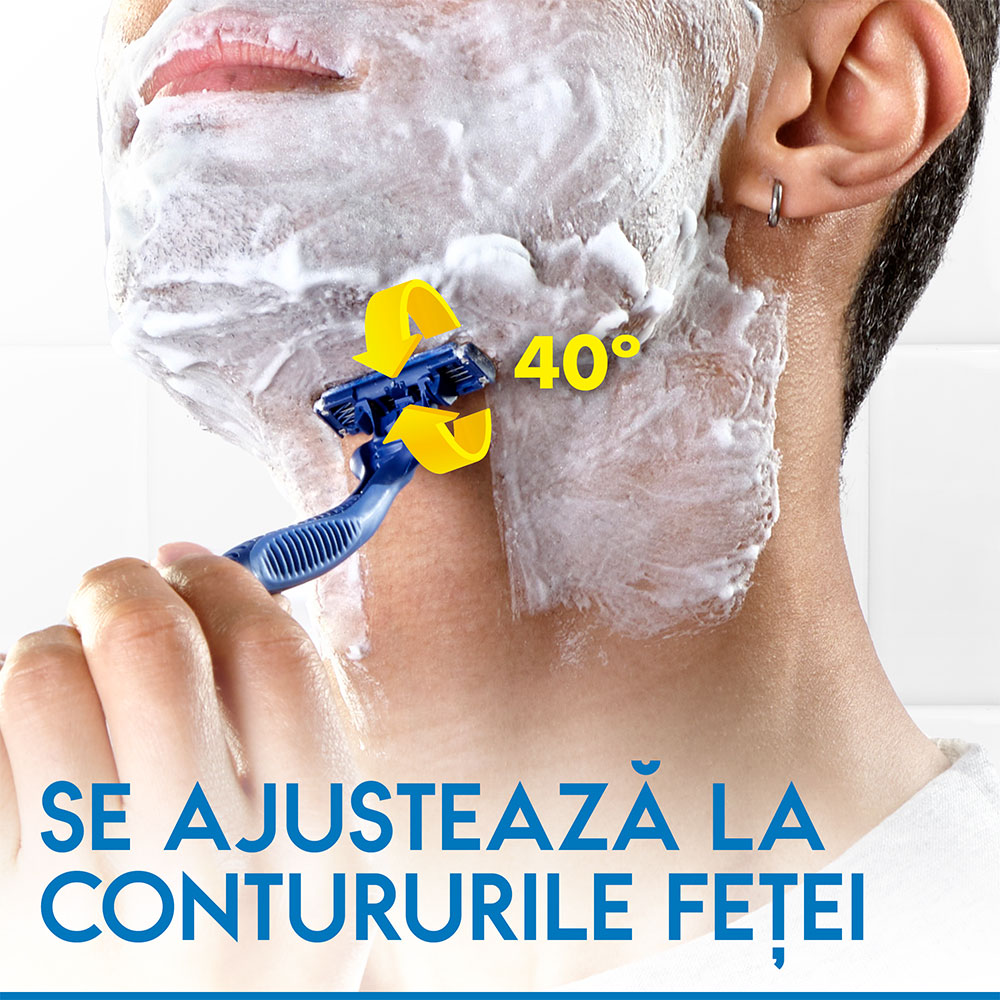 Aparat de ras de unica folosinta GILLETTE Blue 3, 4 Bucati