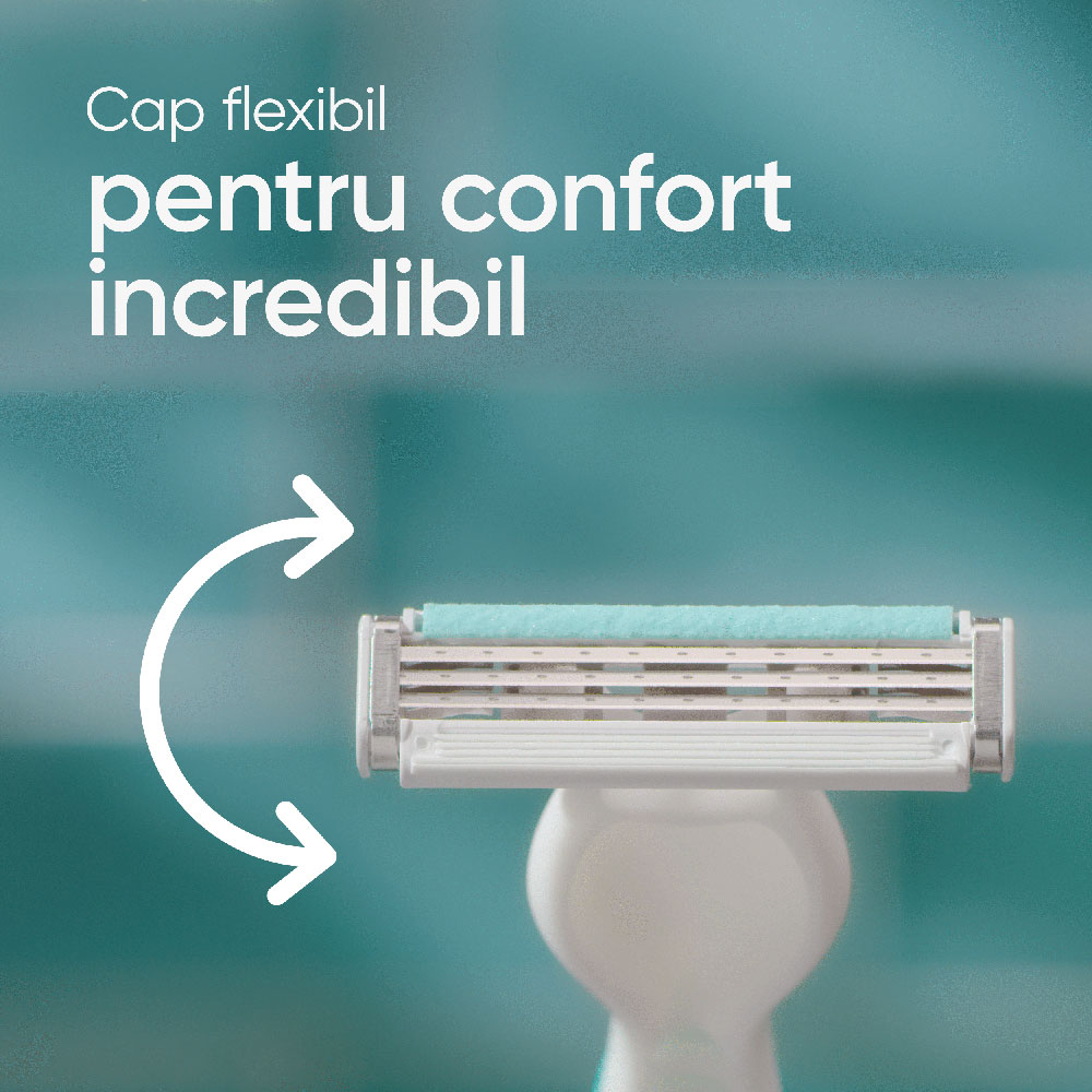 Aparat de ras de unica folosinta GILLETTE Venus 3 Sensitive, Femei, 3 bucati