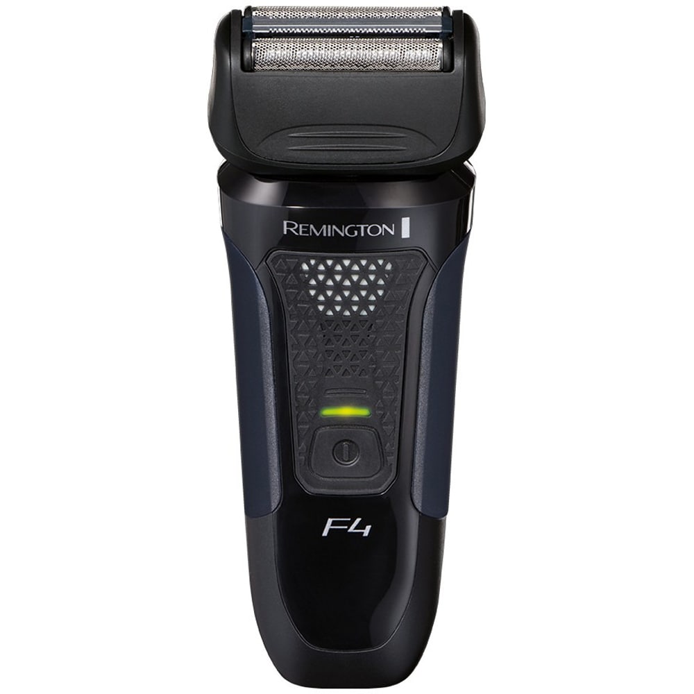Aparat de ras REMINGTON Style Series F4 F4002, acumulator, autonomie 50 min, ConstantContour, negru-albastru