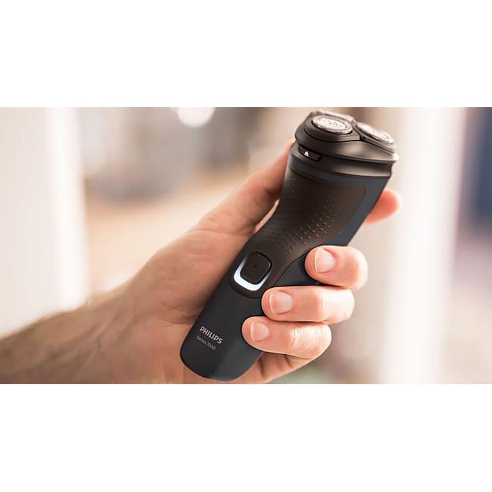 Aparat de ras PHILIPS Series 1000 S1133/41, acumulator, autonomie 40 min, PowerCut, negru