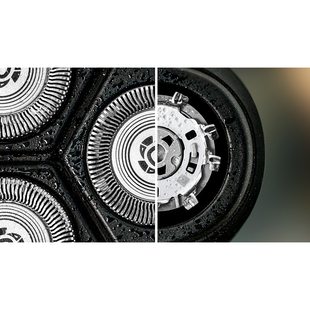 Aparat de ras PHILIPS Seria3000 S3143/00, Wet&Dry, autonomie 60 min, 3 elemente de taiere, argintiu