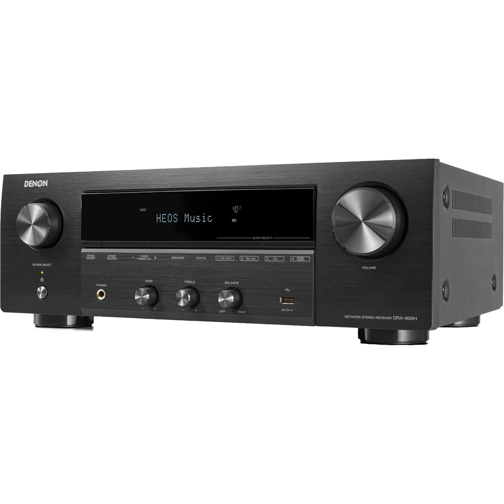 Receiver AV DENON DRA-900H, 145W, Bluetooth, negru