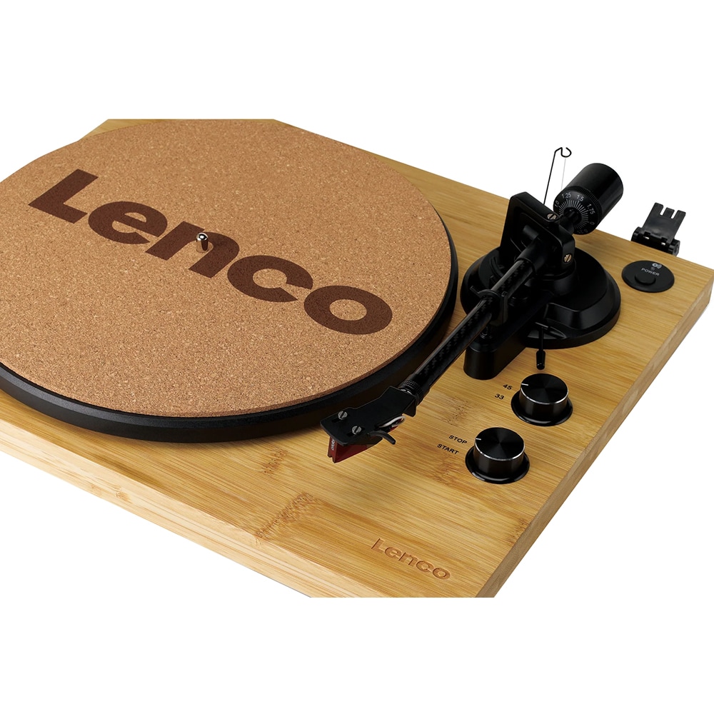 Pick-up LENCO LBT-335BA, Bluetooth, bambus