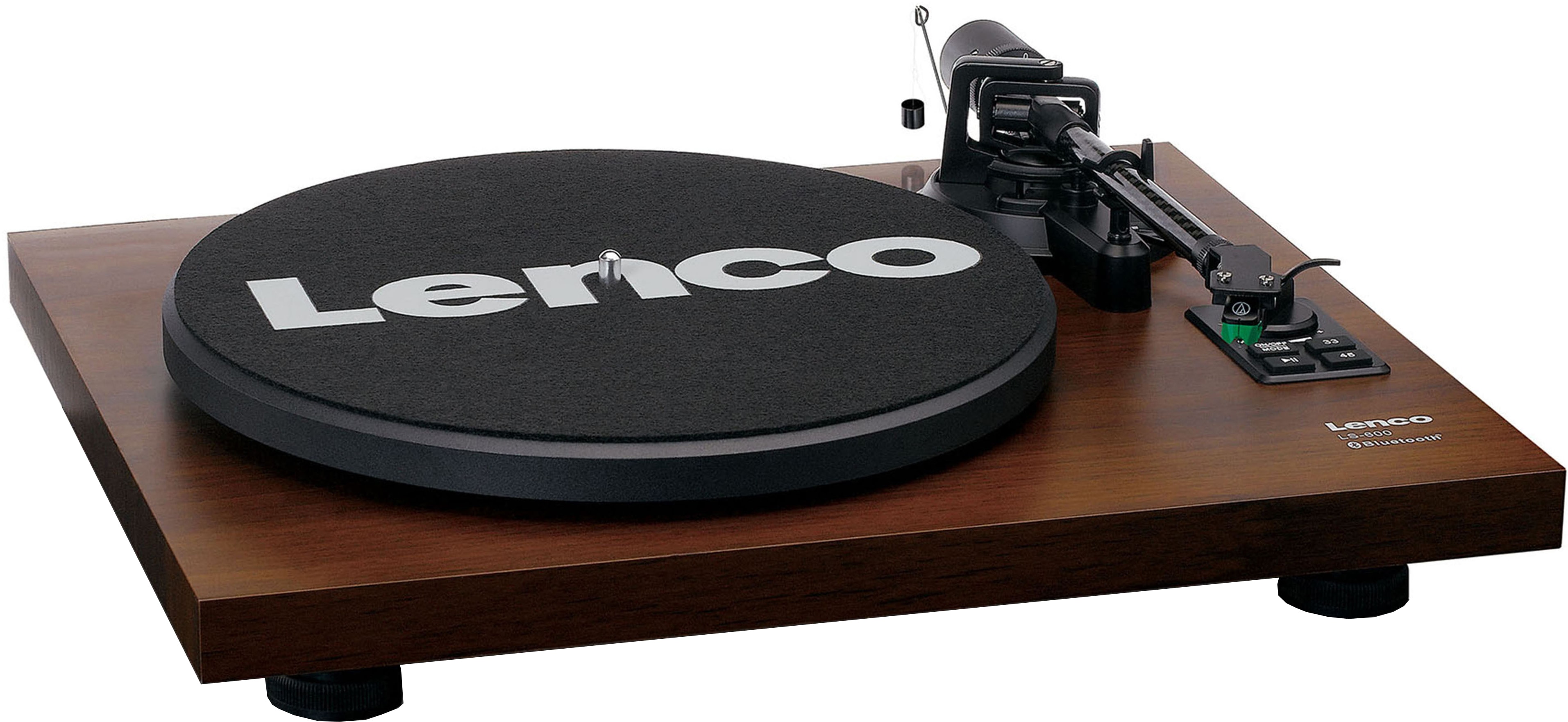 Pick-up LENCO LS-600, Bluetooth, boxe pasive, maro