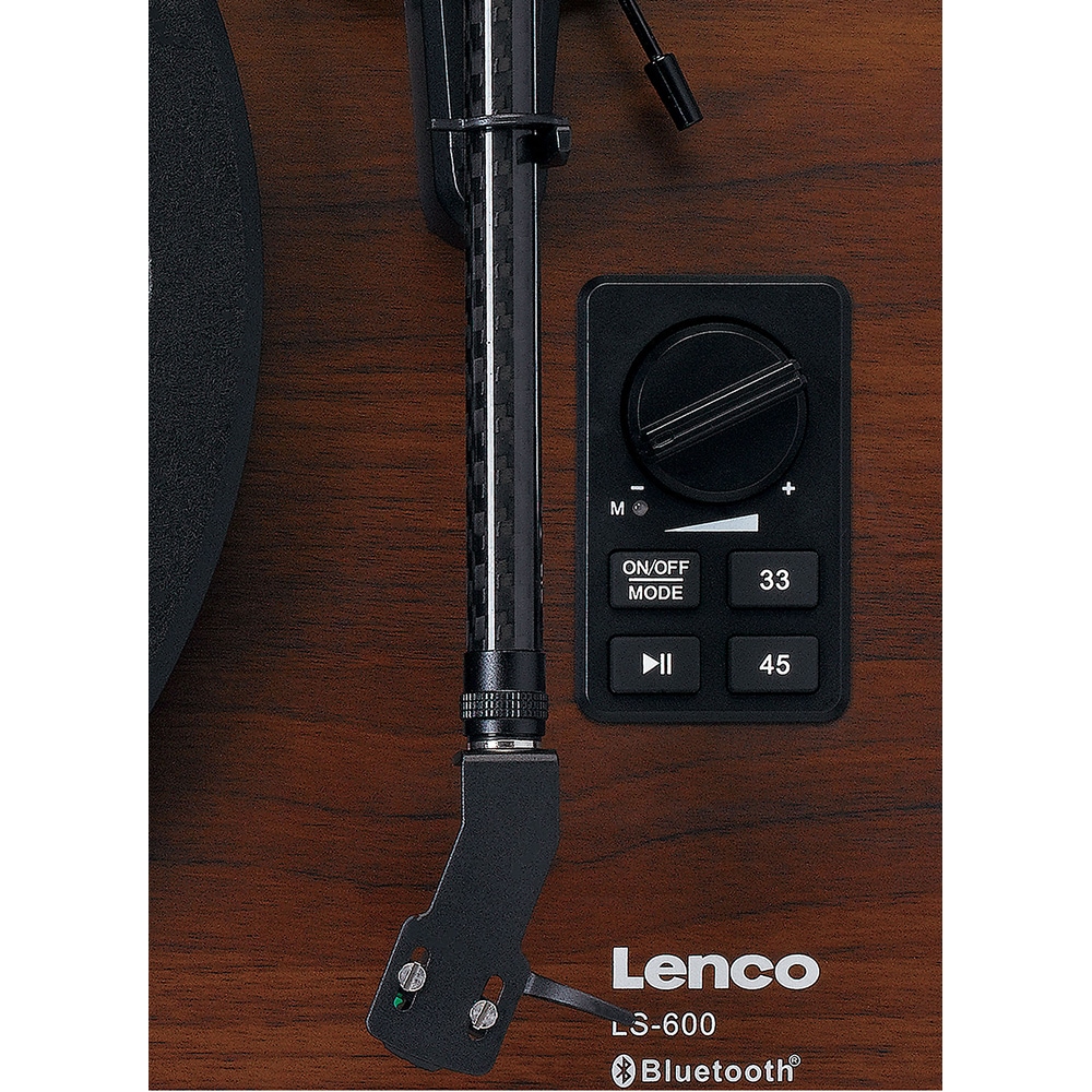 Pick-up LENCO LS-600, Bluetooth, boxe pasive, maro