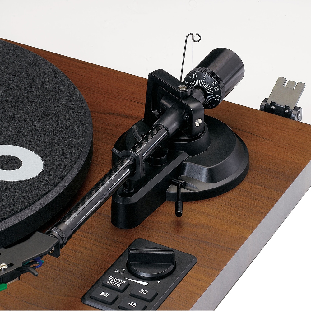 Pick-up LENCO LS-600, Bluetooth, boxe pasive, maro