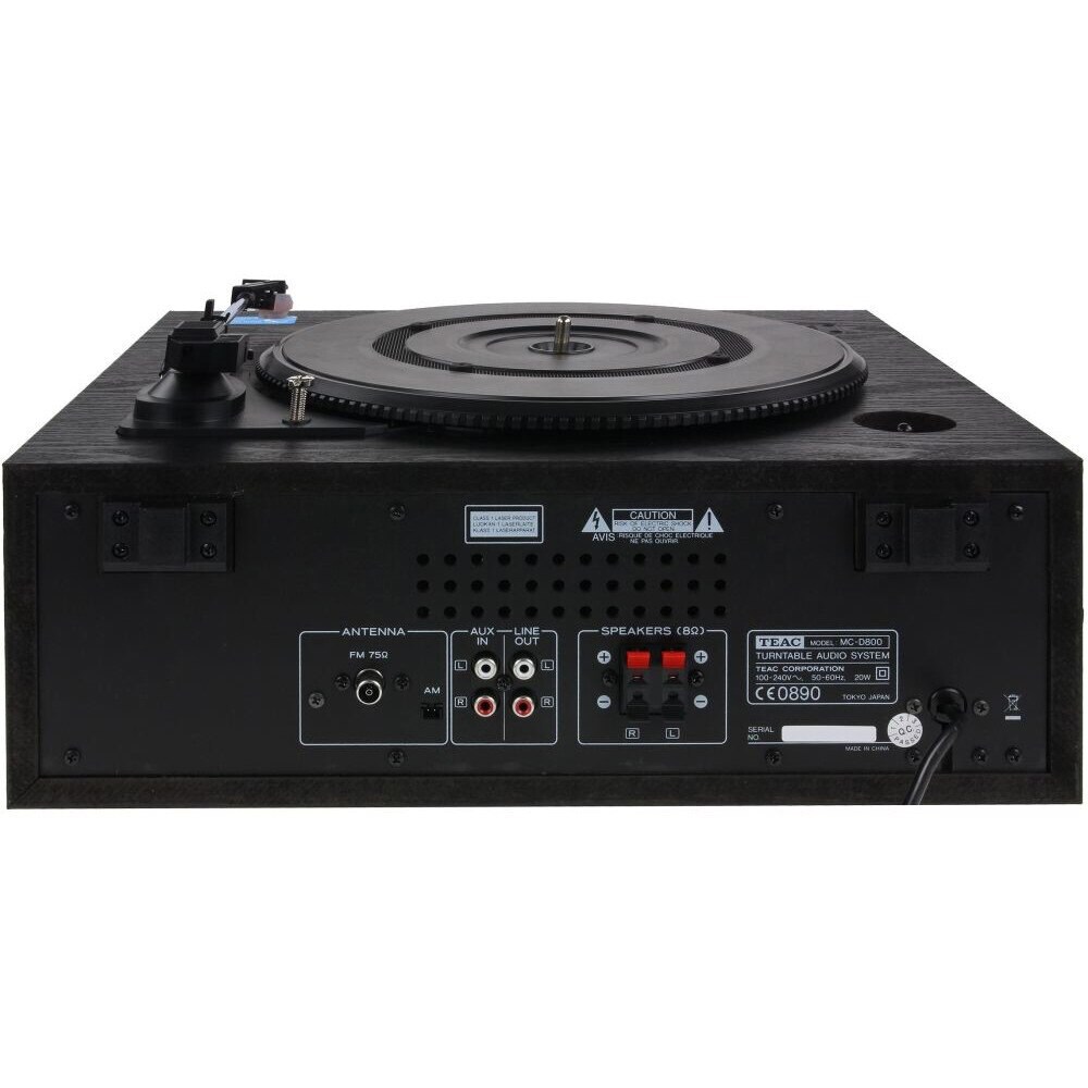 Pick-up cu CD TEAC MC-D800-B, Bluetooth, USB, negru