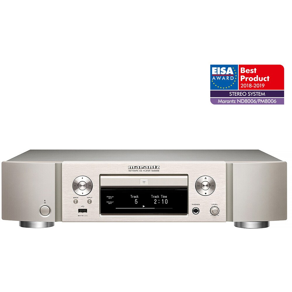 Player stereo MARANTZ ND8006, Wi-Fi, Bluetooth, Ethernet, RCA, argintiu