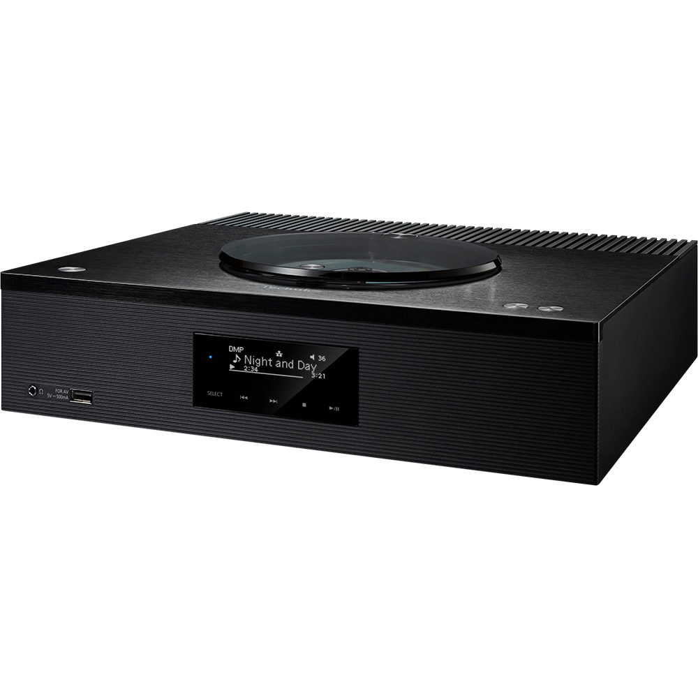 CD Player TECHNICS SA-C100EG-K, Digital, Wi-Fi, Bluetooth, Ethernet, negru