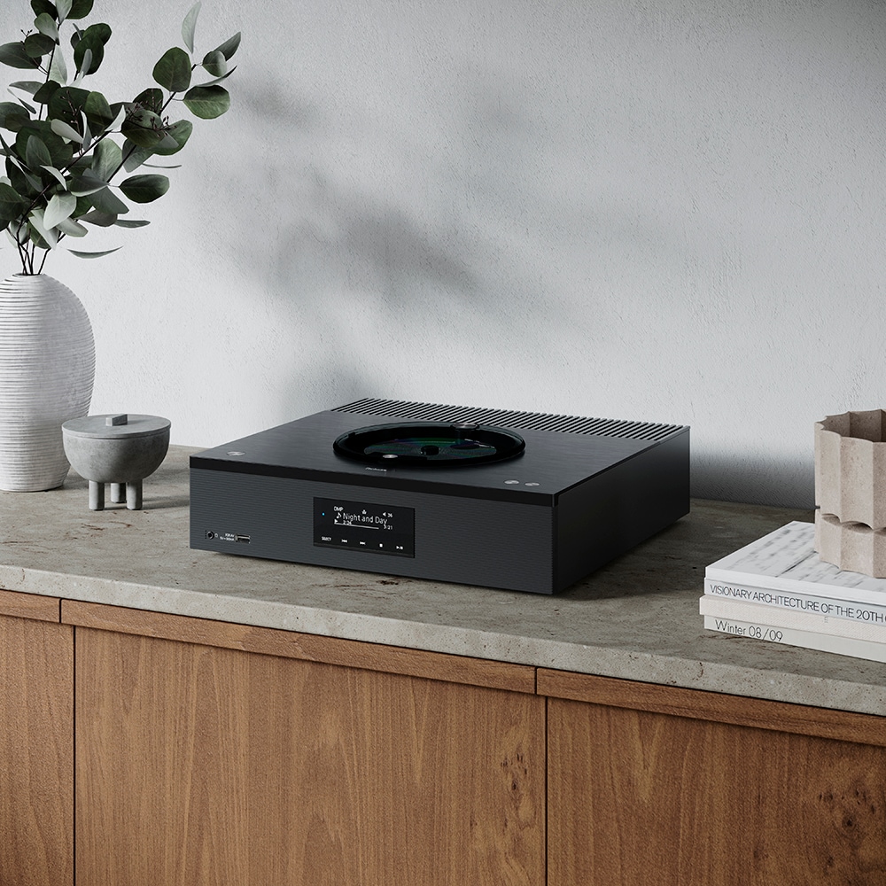 CD Player TECHNICS SA-C100EG-K, Digital, Wi-Fi, Bluetooth, Ethernet, negru