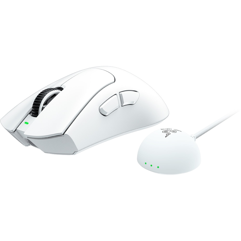 Mouse Gaming Wireless RAZER DeathAdder V4 Pro, 45000 dpi, alb