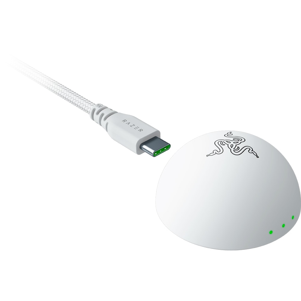 Mouse Gaming Wireless RAZER DeathAdder V4 Pro, 45000 dpi, alb