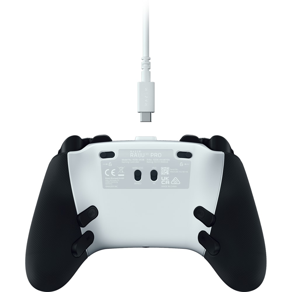 Controller Wireless RAZER Raiju V3 Pro, PC, PS5, alb