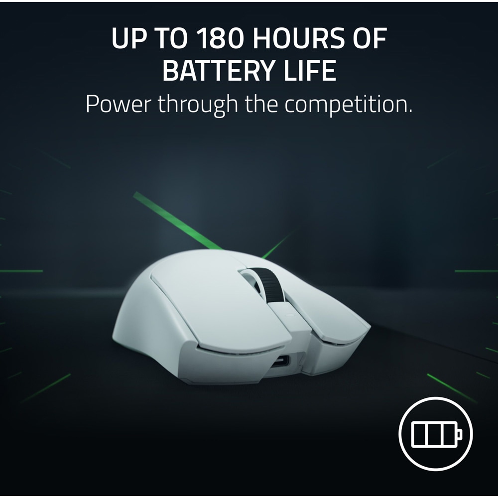 Mouse Gaming Wireless RAZER Viper V4 Pro, 50000 dpi, alb