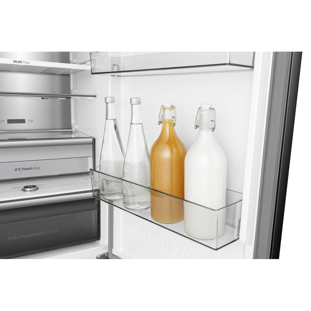 Combina frigorifica HISENSE RB3K330SAFC, Total No Frost, 330 l, H 185.6 cm, Clasa C, Wi-Fi, negru