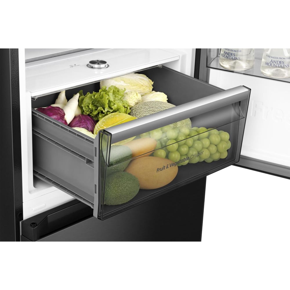 Combina frigorifica HISENSE RB3K330SAFC, Total No Frost, 330 l, H 185.6 cm, Clasa C, Wi-Fi, negru