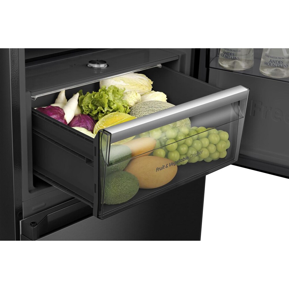 Combina frigorifica HISENSE RB5K330GSFC, Total No Frost, 330 l, H 185.6 cm, Clasa C, Wi-Fi, negru