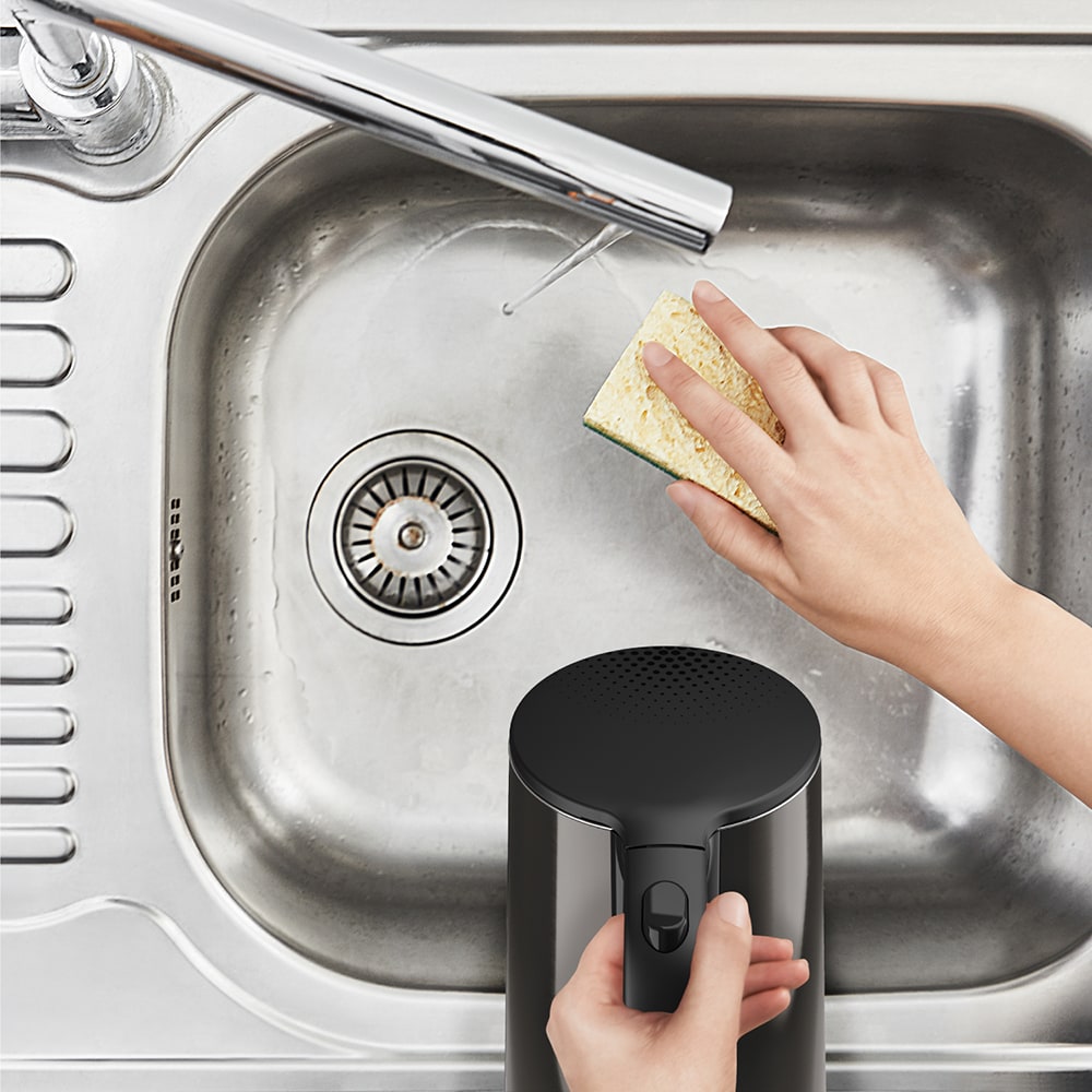 Fierbator apa TEFAL Seamless Fortune KI583E10, 1.7l, 2000W, negru