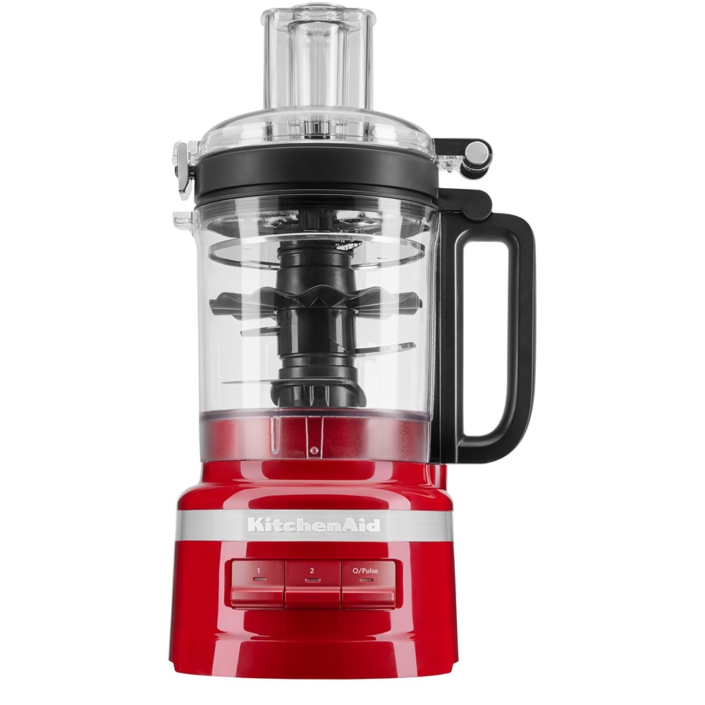 Robot de bucatarie KITCHENAID Artisan 5KFP0921EER, 2.1l, 250W, 3 trepte de viteza, rosu-negru