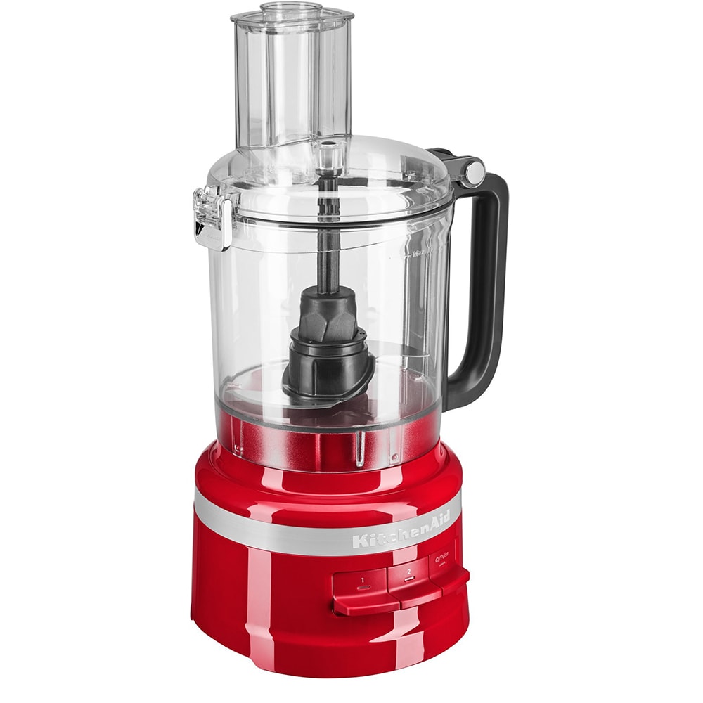 Robot de bucatarie KITCHENAID Artisan 5KFP0921EER, 2.1l, 250W, 3 trepte de viteza, rosu-negru