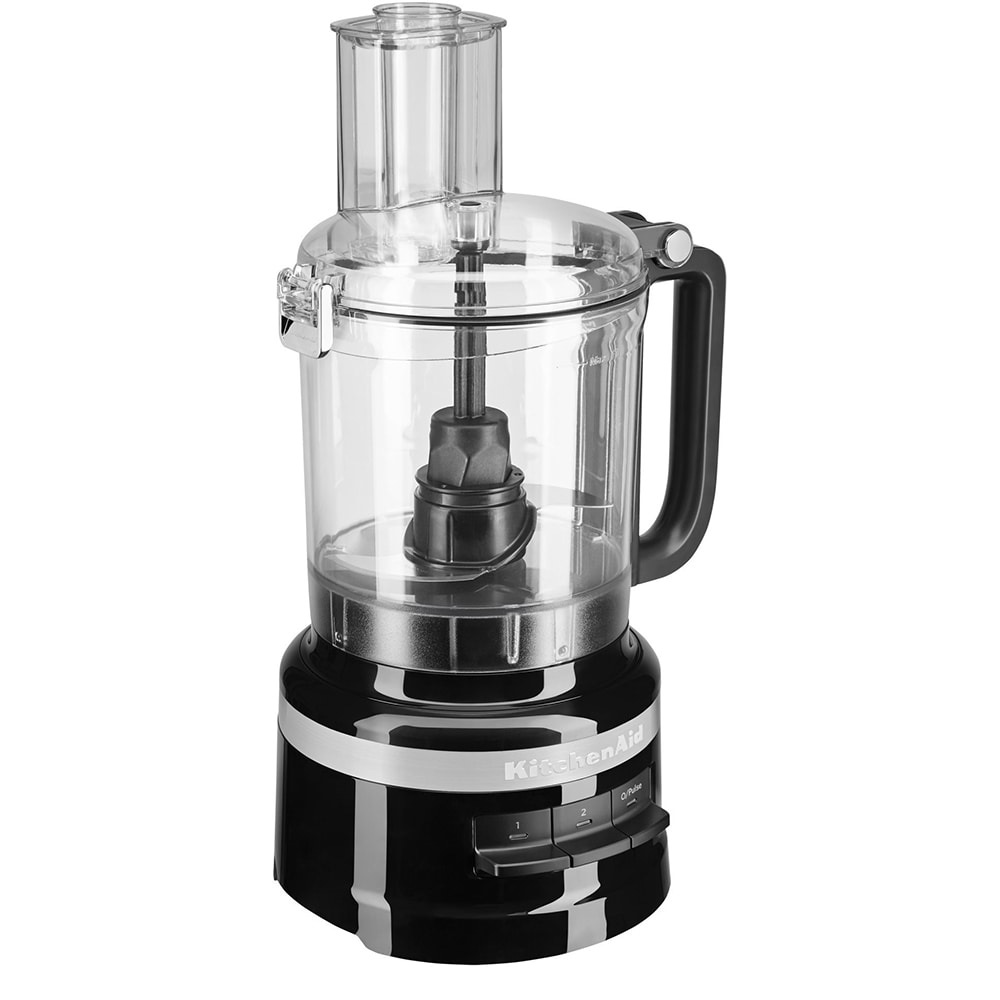Robot de bucatarie KITCHENAID Artisan 5KFP0921EOB, 2.1l, 250W, 3 trepte de viteza, negru lucios-argintiu