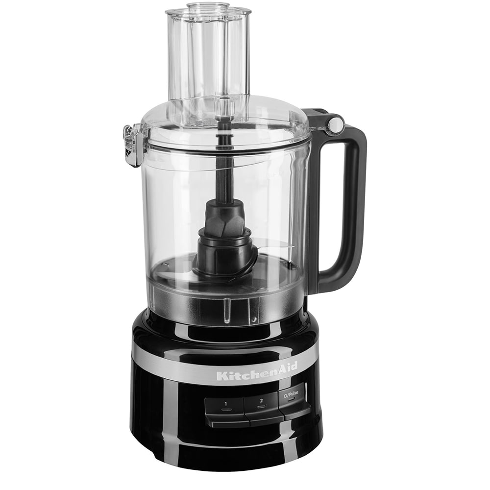 Robot de bucatarie KITCHENAID Artisan 5KFP0921EOB, 2.1l, 250W, 3 trepte de viteza, negru lucios-argintiu