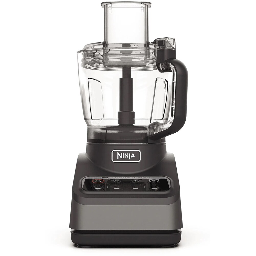 Robot de bucatarie NINJA Auto-IQ BN650EU, vas 2.1l, 850W, 2 trepte viteza, gri inchis-negru