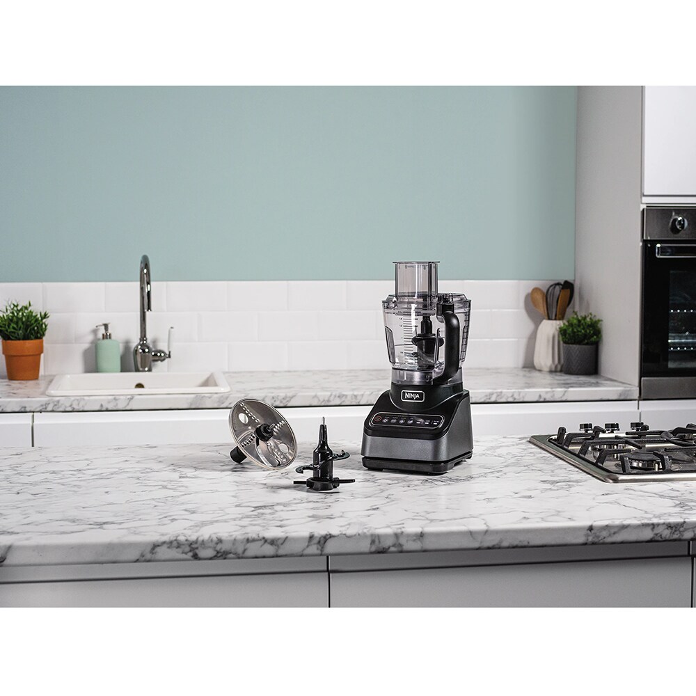 Robot de bucatarie NINJA Auto-IQ BN650EU, vas 2.1l, 850W, 2 trepte viteza, gri inchis-negru
