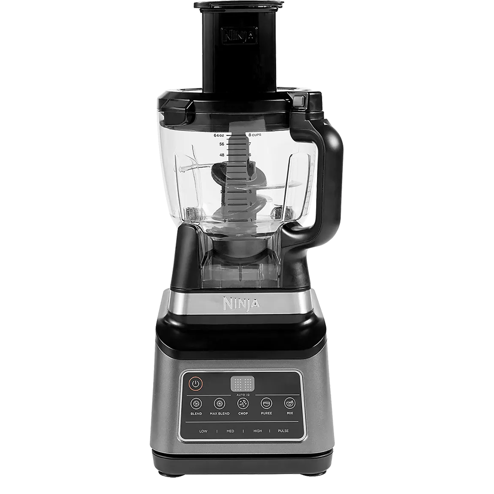 Robot de bucatarie NINJA BN800, vas 2.1l, blender 2.1l, 1200W, 3 trepte viteza, argintiu inchis-negru