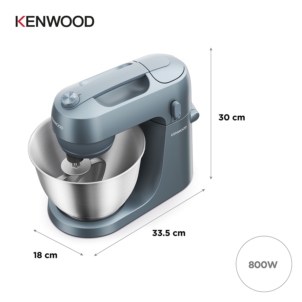 Robot de bucatarie KENWOOD Go KZM35.000GY, vas 4l, 800W, 6 trepte viteza, albastru