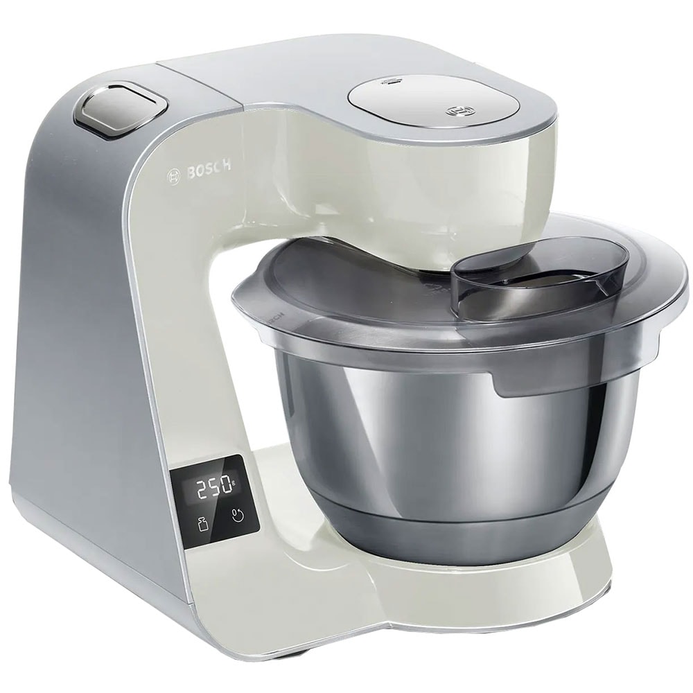 Robot de bucatarie BOSCH MUM5XL72, vas 3.9l, blender 1.25l, 1000W, 7 trepte viteza, alb-argintiu