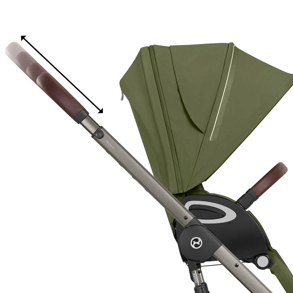 Carucior CYBEX Talos S Lux 525000811, 5 puncte, 0 luni+, kaki