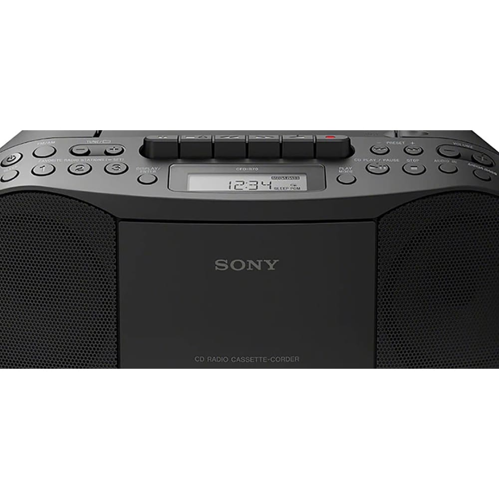Radio CD portabil SONY CFDS-70B, FM, negru
