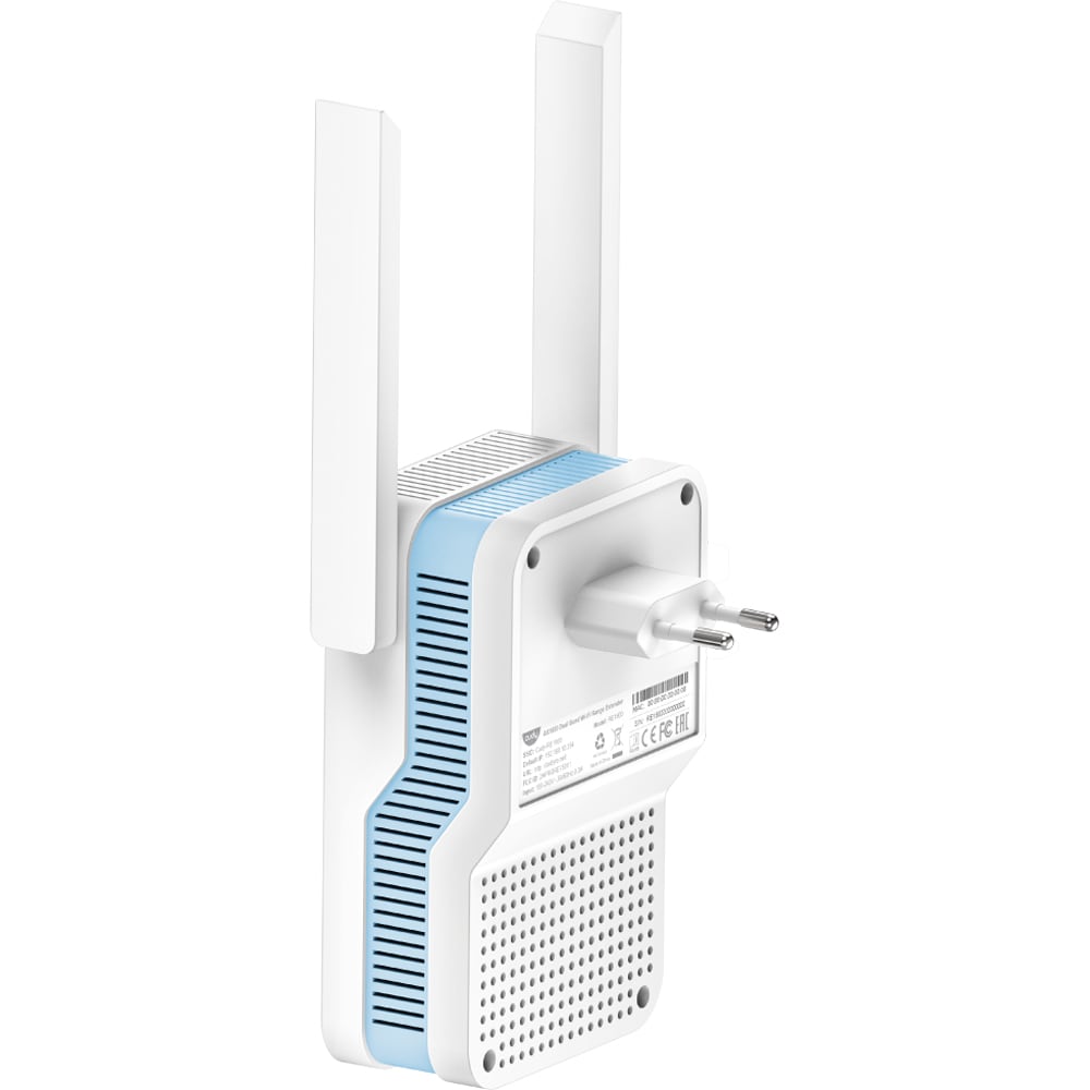 Wireless Range Extender CUDY RE1200 AC1200, Dual-Band 300 + 867 Mbps, alb