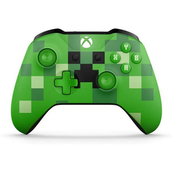 Consola MICROSOFT Xbox One S 1TB, Custom Minecraft + joc Minecraft + DLC Redstone Pack (coduri download)