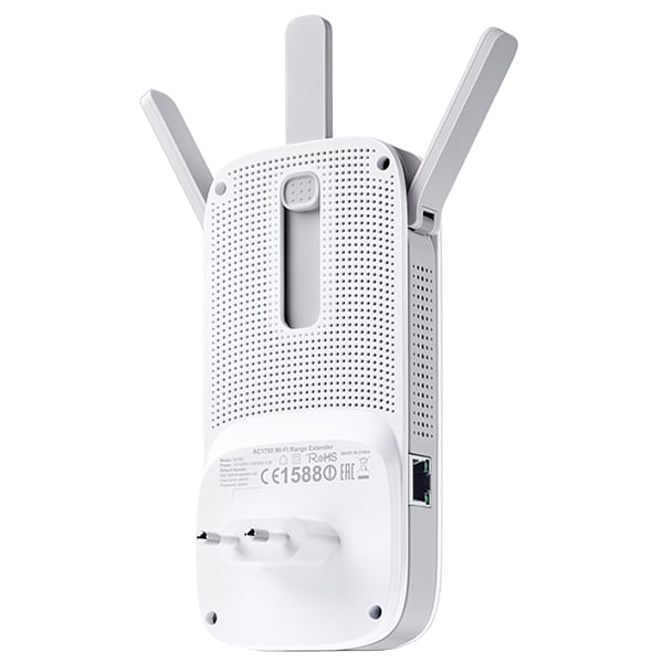 Wireless Range Extender AC1750 TP-LINK RE450, Dual-Band 450 + 1300 Mbps, alb