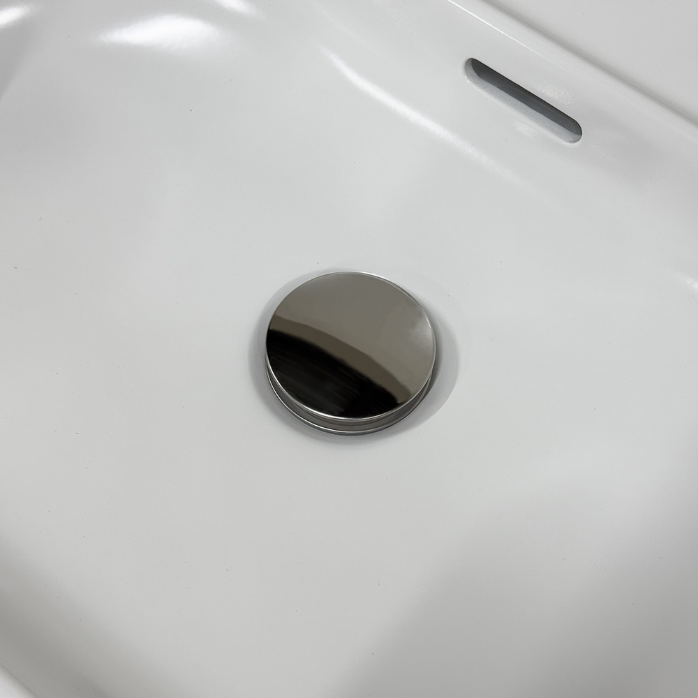 Lavoar incorporabil GoodHome Cavally, rasina, 60 x 45 cm, alb