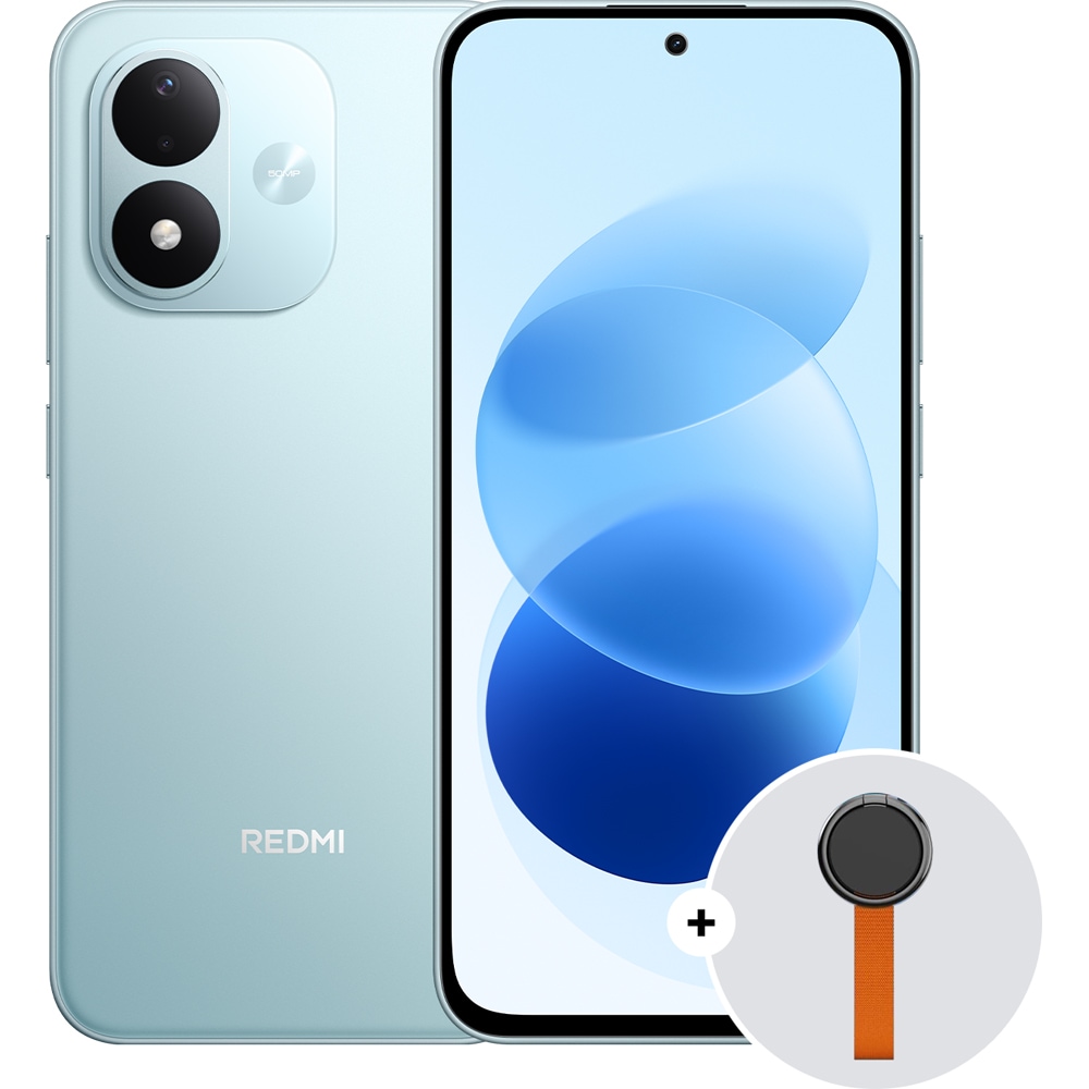 Telefon XIAOMI Redmi Note 17, 256GB, 6GB RAM, Dual SIM, Sky Teal+ Woven Strap Ring Stand