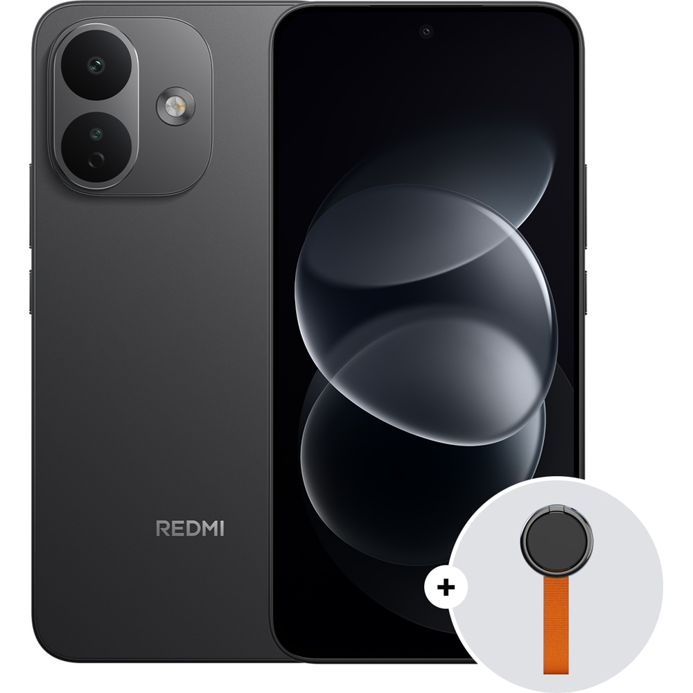 Telefon XIAOMI Redmi Note 17 Pro 5G, 256GB, 6GB RAM, Dual SIM, Black + Woven Strap Ring Stand