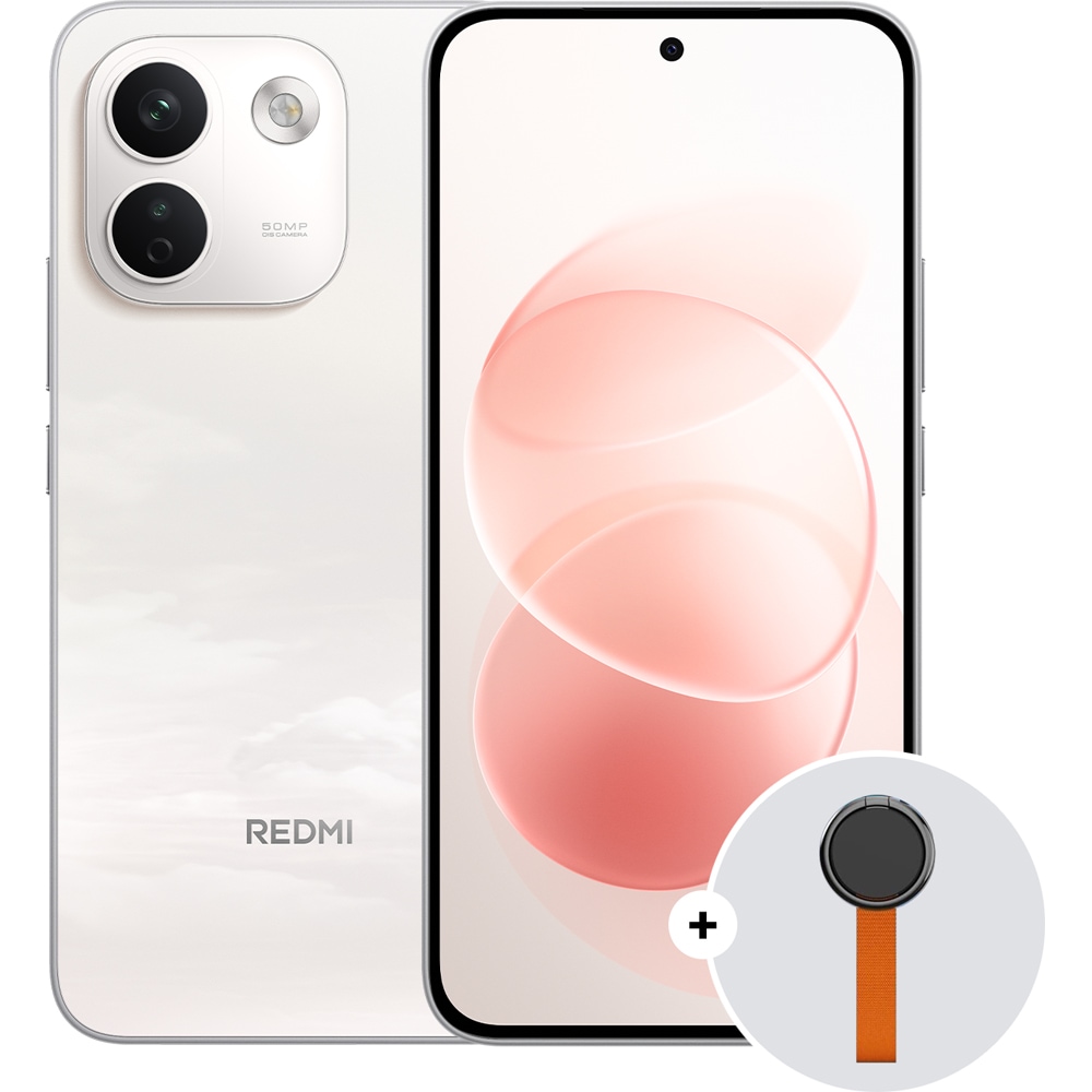 Telefon XIAOMI Redmi Note 17 Pro Max 5G, 256GB, 8GB RAM, Dual SIM, Cloud Blush + Woven Strap Ring Stand