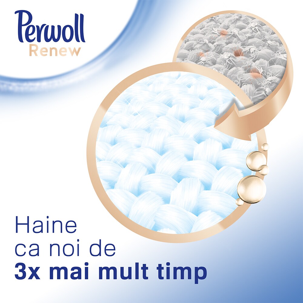 Detergent lichid PERWOLL Renew White, 1.92 l, 32 spalari