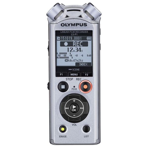 Reportofon digital OLYMPUS LS-P1, 4GB, argintiu