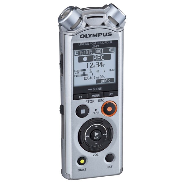 Reportofon digital OLYMPUS LS-P1, 4GB, argintiu